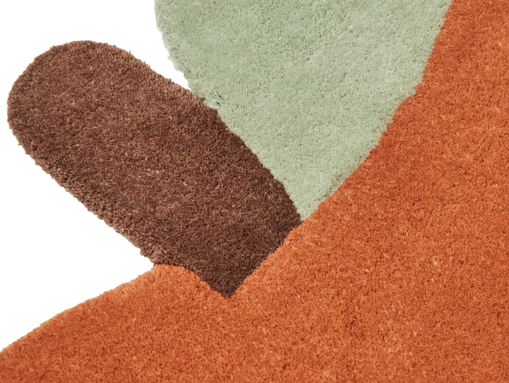 Apple Tufted Rug by Ferm Living - Brown Clay