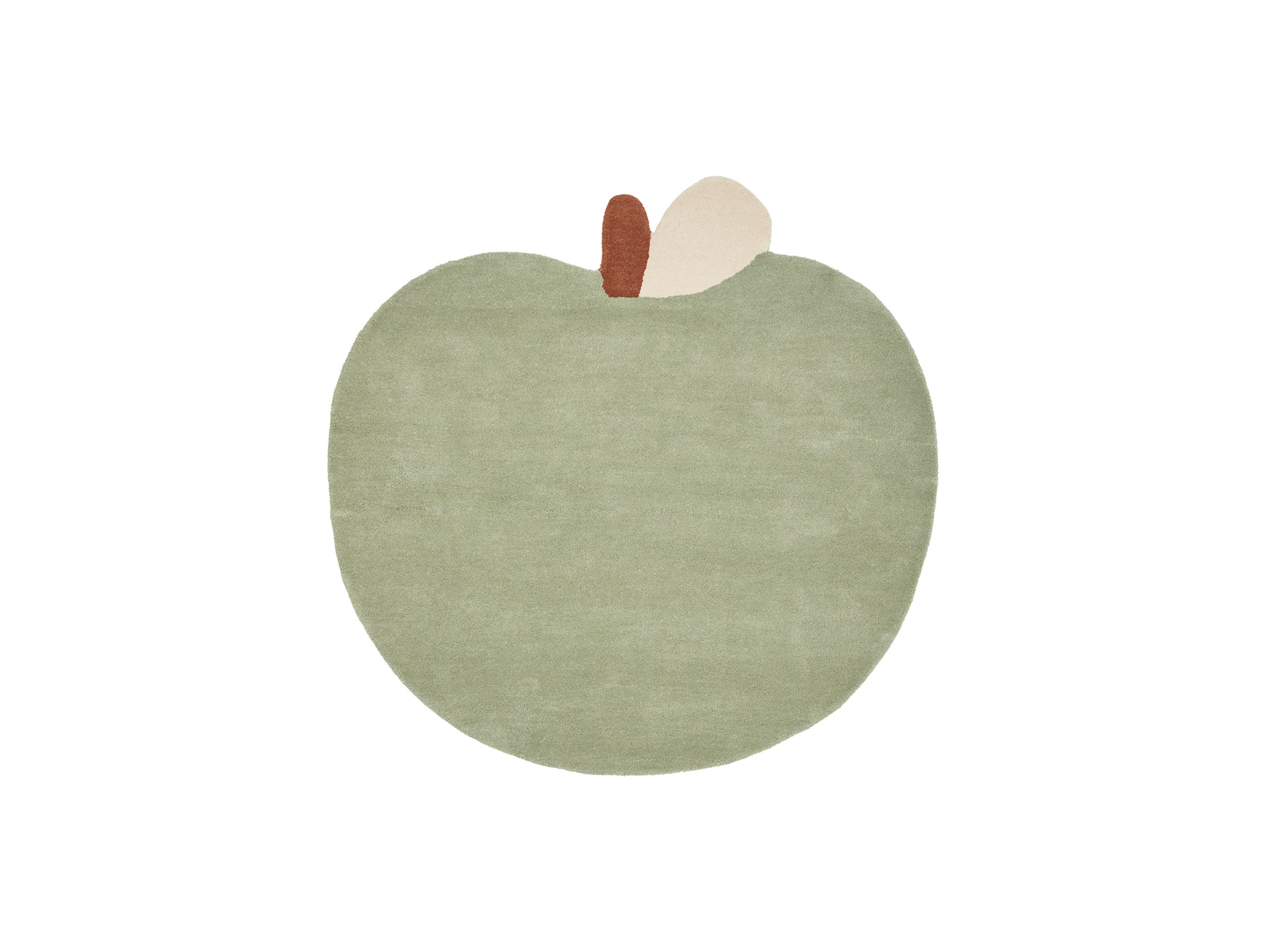 Apple Tufted Rug by Ferm Living - Tea Green
