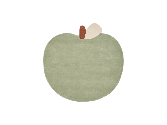 Apple Tufted Rug by Ferm Living - Tea Green