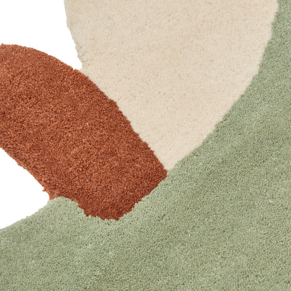 Apple Tufted Rug by Ferm Living - Tea Green