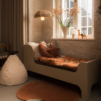 Apple Tufted Rug by Ferm Living - Brown Clay