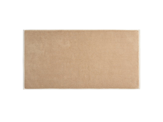 Ekko Bath Towels by Ferm Living - Cashmere / Off White