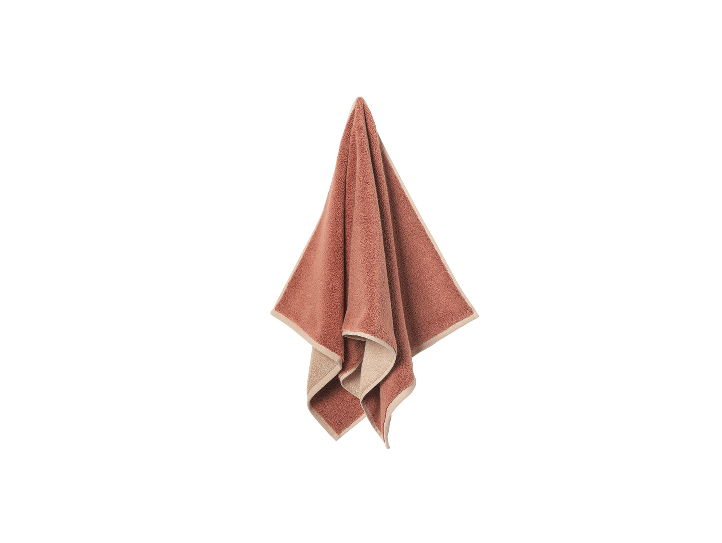 Ekko Bath Towel by Ferm Living - Mocha / Cashmere
