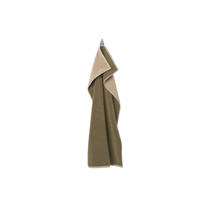 Ekko Hand Towel by Ferm Living - Olive / Cashmere