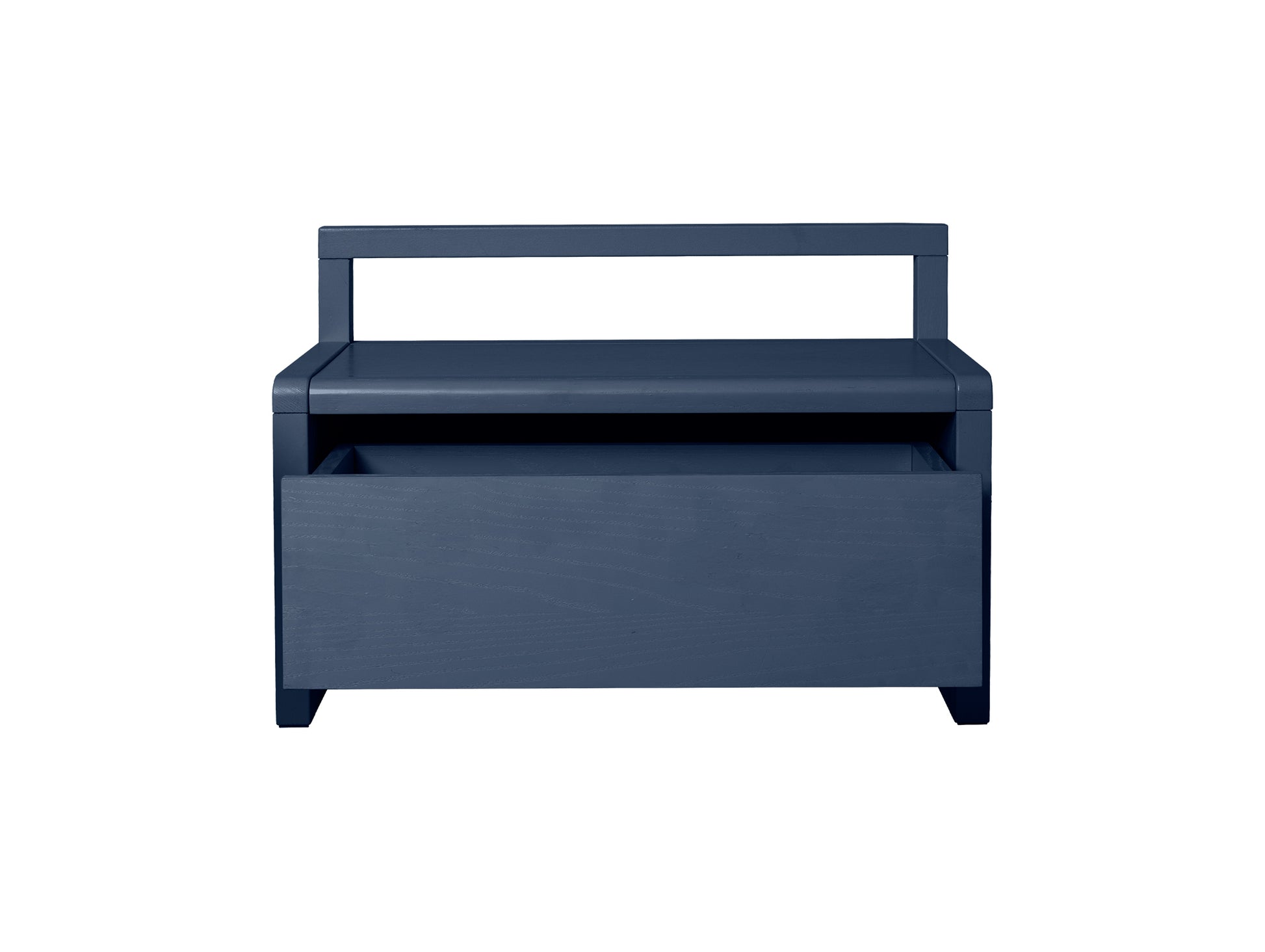 Little Architect Storage Bench by Ferm Living - Dark Blue Painted Ash