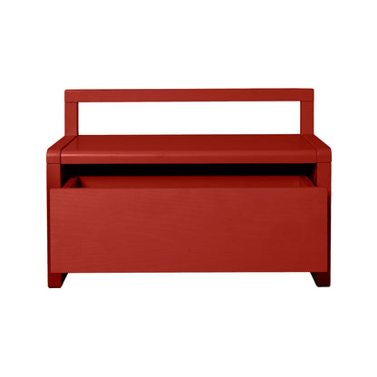 Little Architect Storage Bench by Ferm Living - Poppy Red Painted Ash