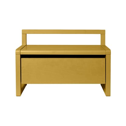 Little Architect Storage Bench by Ferm Living - Yellow Painted Ash