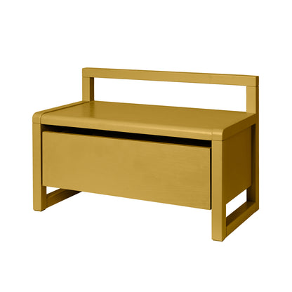 Little Architect Storage Bench by Ferm Living - Yellow Painted Ash