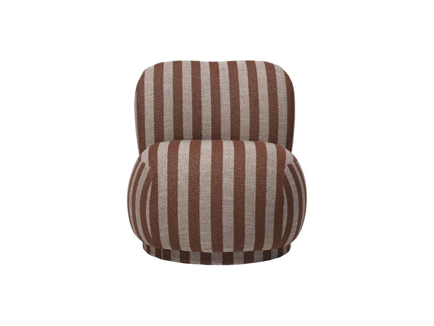 Rico Piccolo Lounge Chair by Ferm Living - Louisiana Sand Chocolate