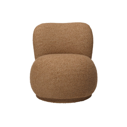 Rico Piccolo Lounge Chair by Ferm Living - Raw Bouclé Tan