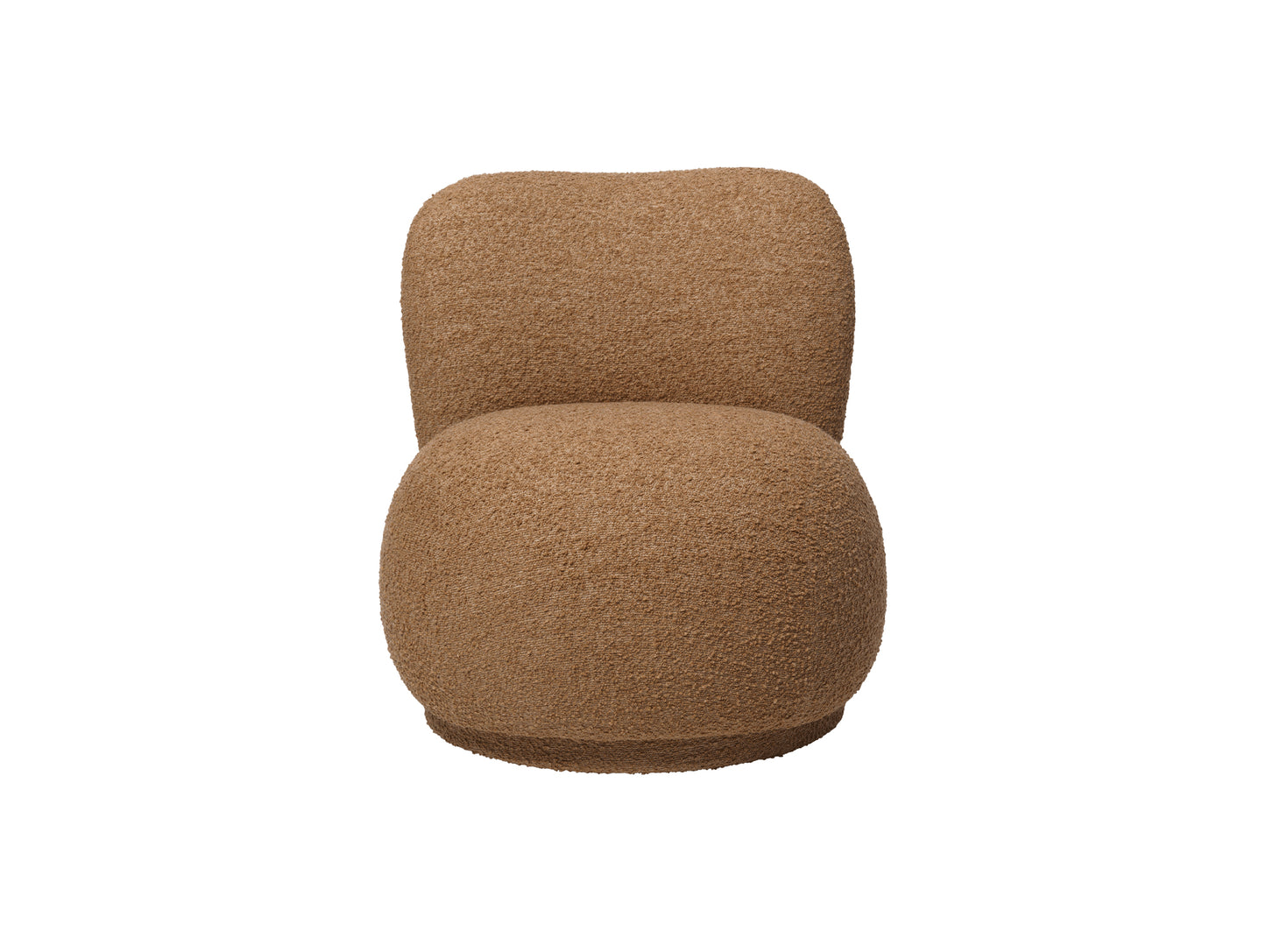 Rico Piccolo Lounge Chair by Ferm Living - Raw Bouclé Tan