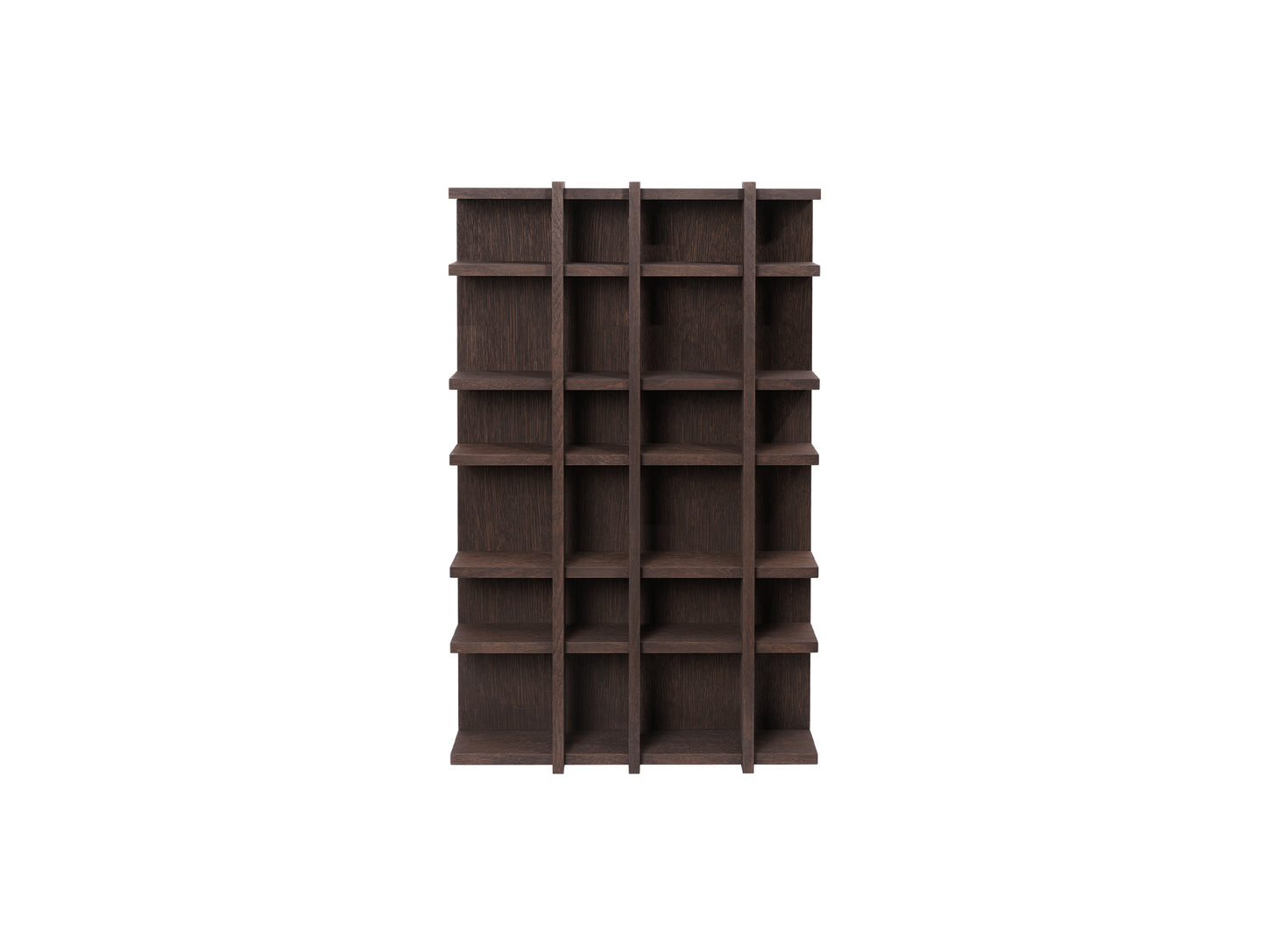 Tilem Shelf by Ferm Living - 4x6 / Dark Stained Oak