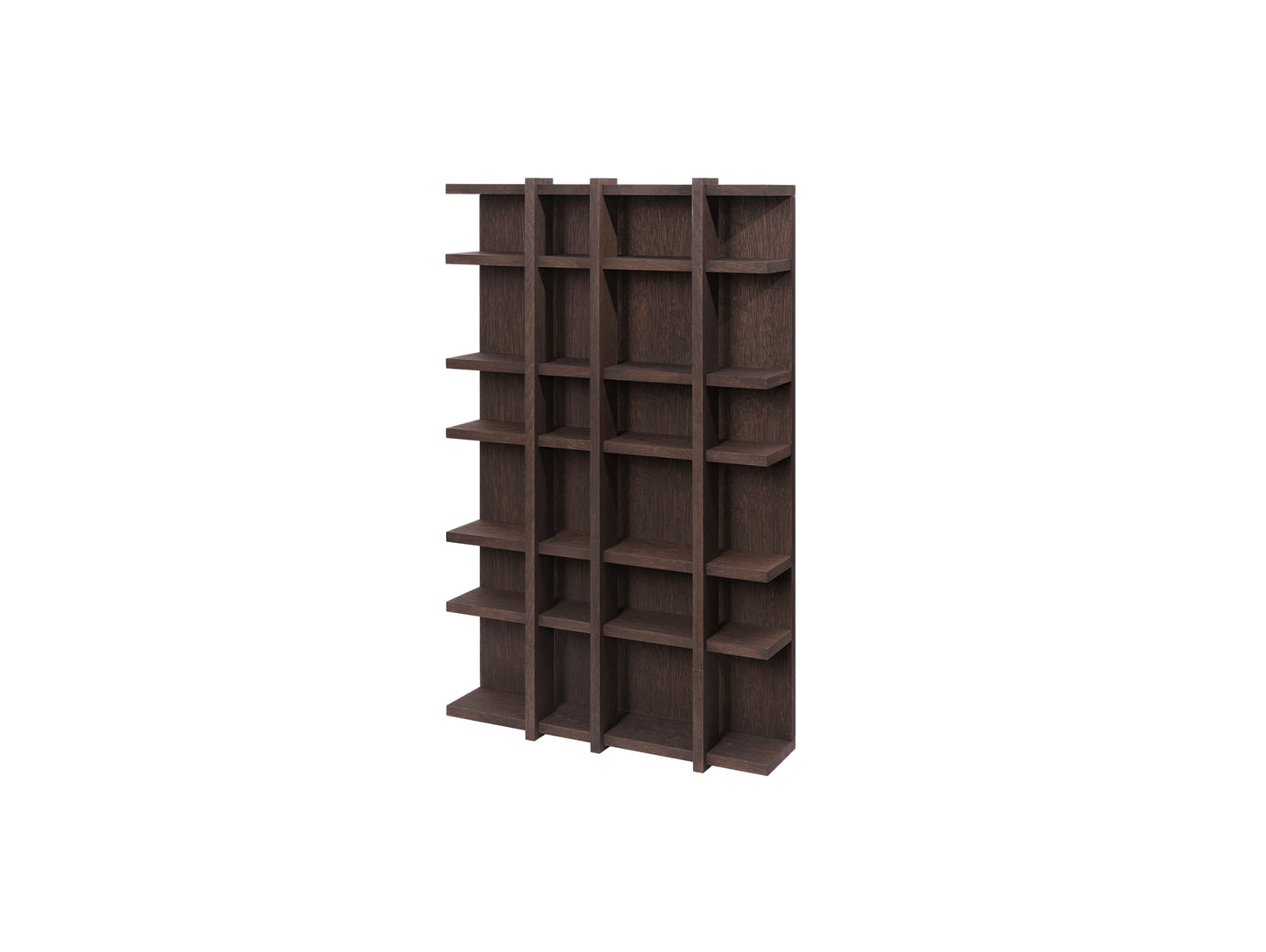Tilem Shelf by Ferm Living - 4x6 / Dark Stained Oak