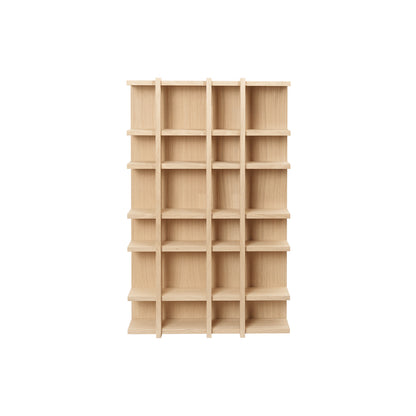 Tilem Shelf by Ferm Living - 4x6 / Natural Oak Veneer