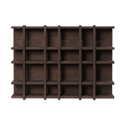 Tilem Shelf by Ferm Living - 6x4 / Dark Stained Oak