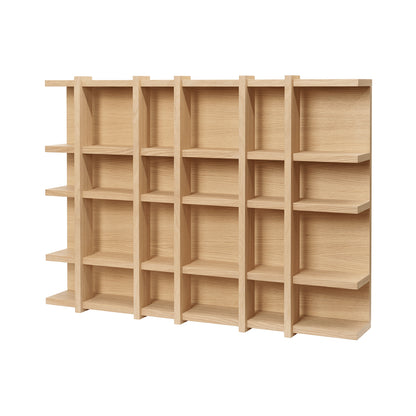 Tilem Shelf by Ferm Living - 6x4 / Natural Oak Veneer