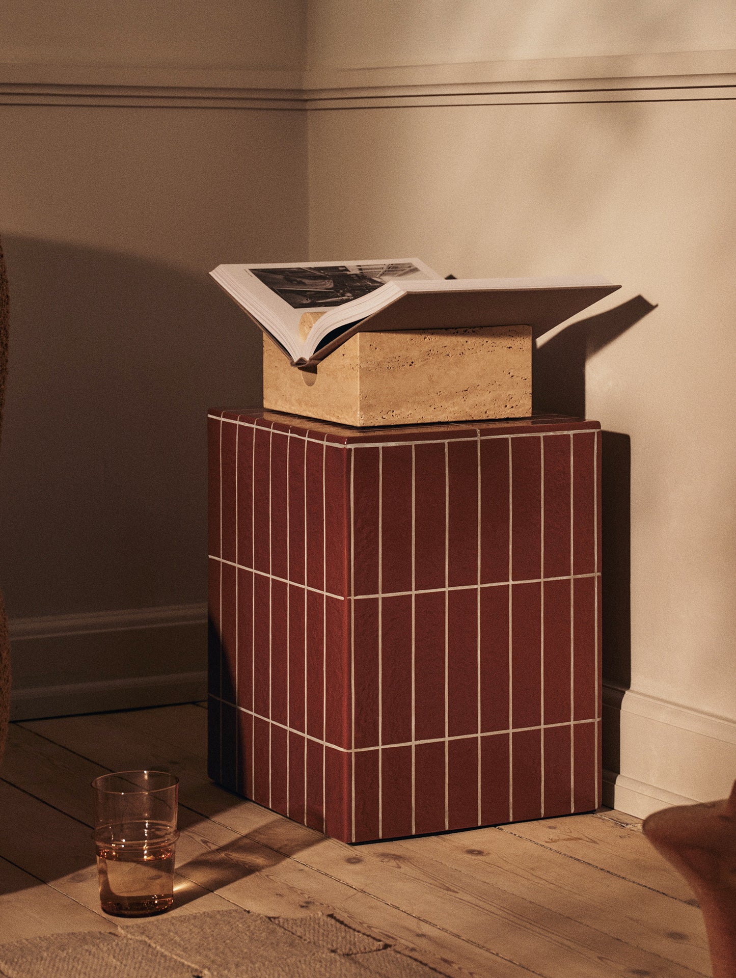 Pillar Side Table by Ferm Living - Brown