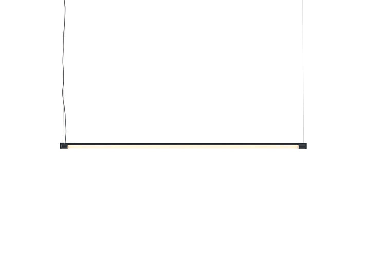 Fine Suspension Lamp by Muuto - Length: 120 cm / Black Aluminium