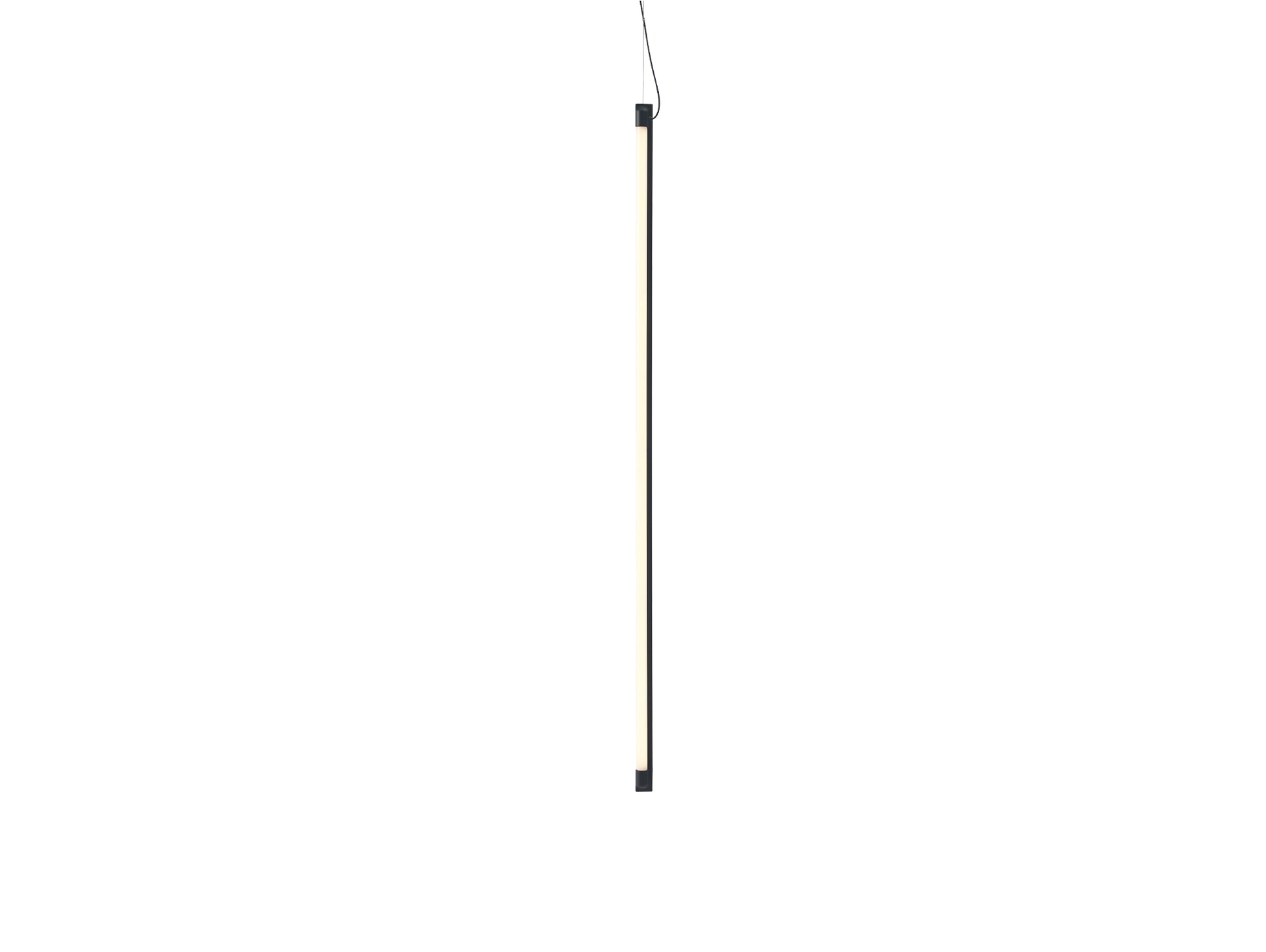 Fine Suspension Lamp by Muuto - Length: 120 cm / Black Aluminium