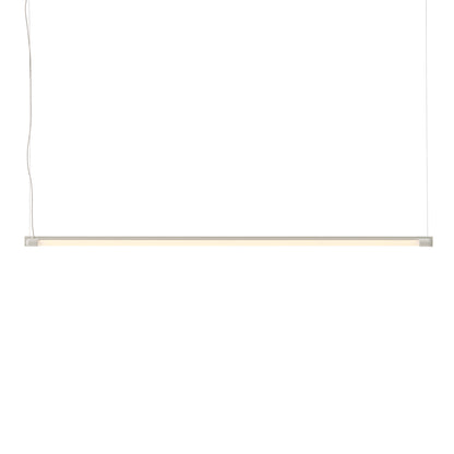 Fine Suspension Lamp by Muuto - Length: 120 cm / Grey Aluminium