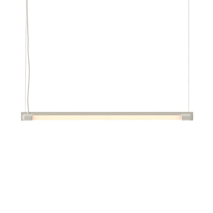 Fine Suspension Lamp by Muuto - Length: 60 cm / Grey Aluminium