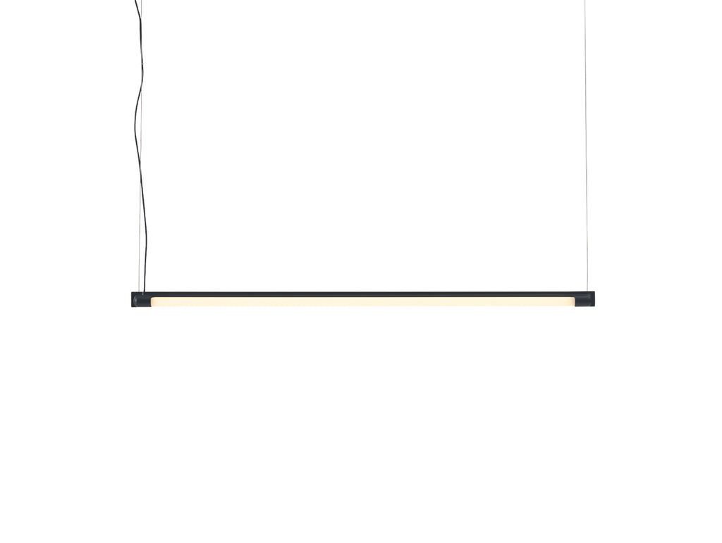 Fine Suspension Lamp by Muuto - Length: 90 cm / Black Aluminium