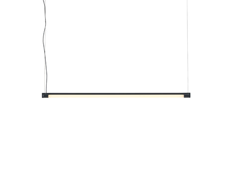 Fine Suspension Lamp by Muuto - Length: 90 cm / Black Aluminium