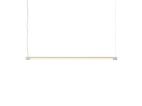 Fine Suspension Lamp by Muuto - Length: 90 cm / Grey Aluminium