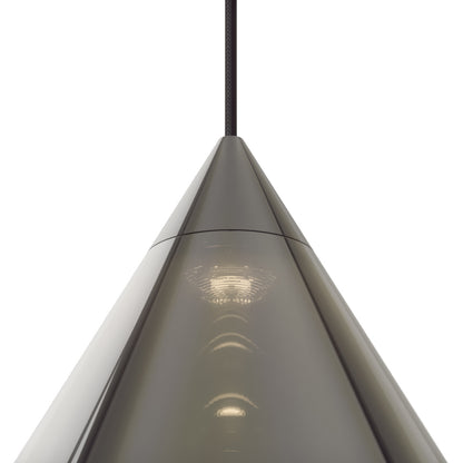 Flare Bead Silver LED Pendant Light by Tom Dixon