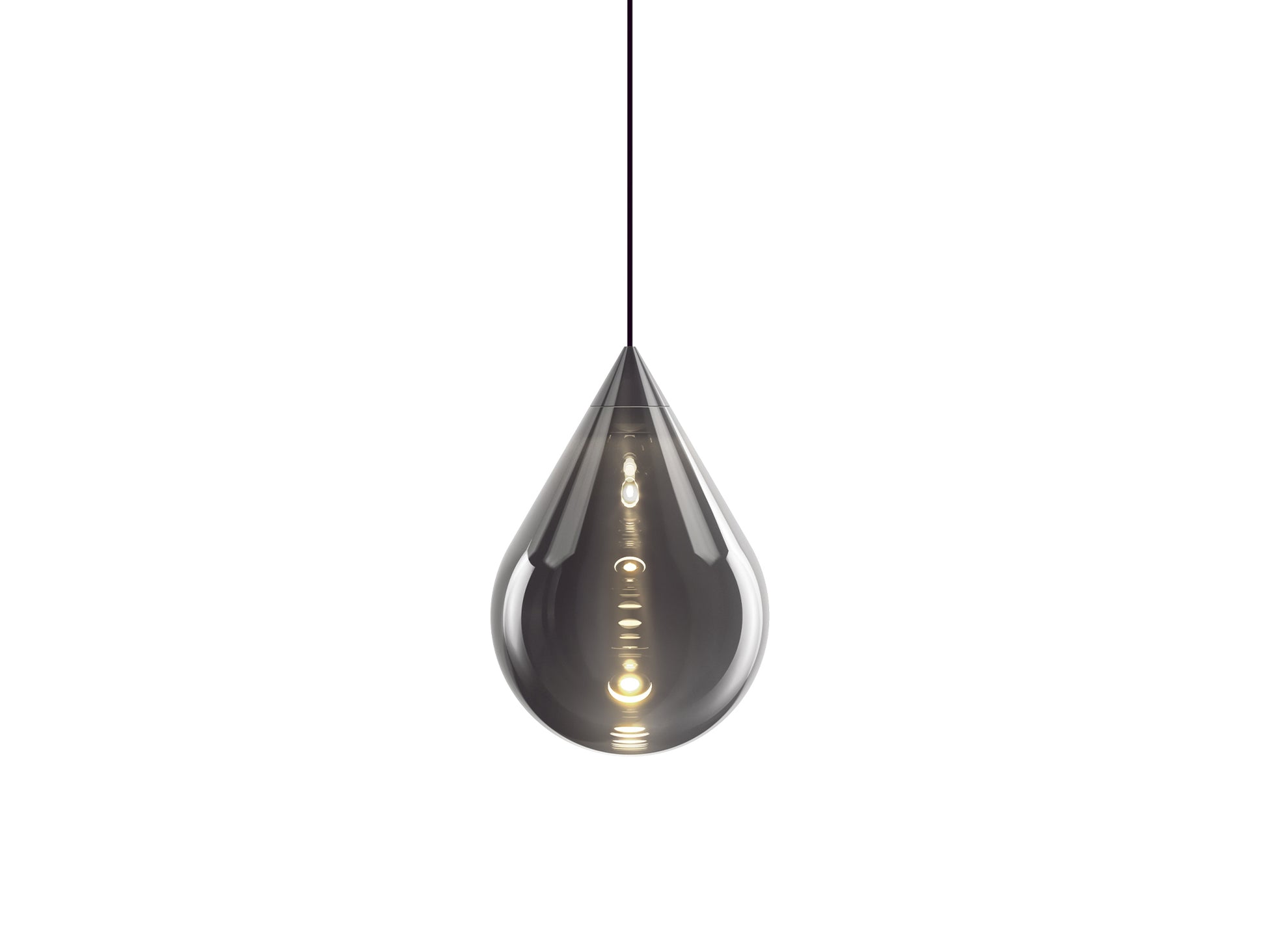 Flare Bead Silver LED Pendant Light by Tom Dixon