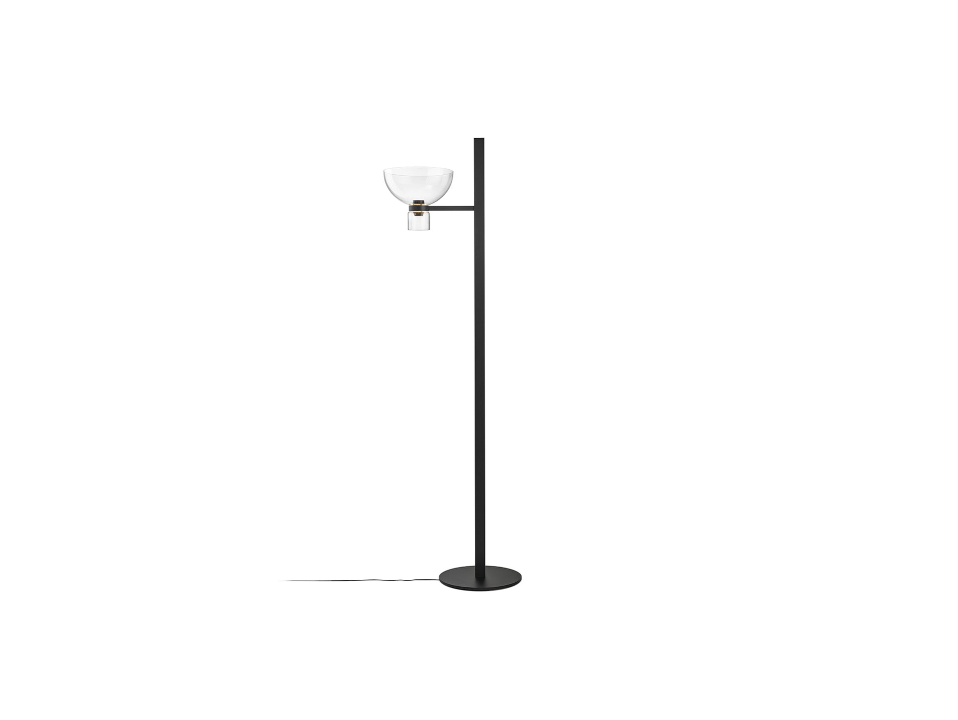 Nocturne Floor 1 Lamp by Flos - Bowl / Black