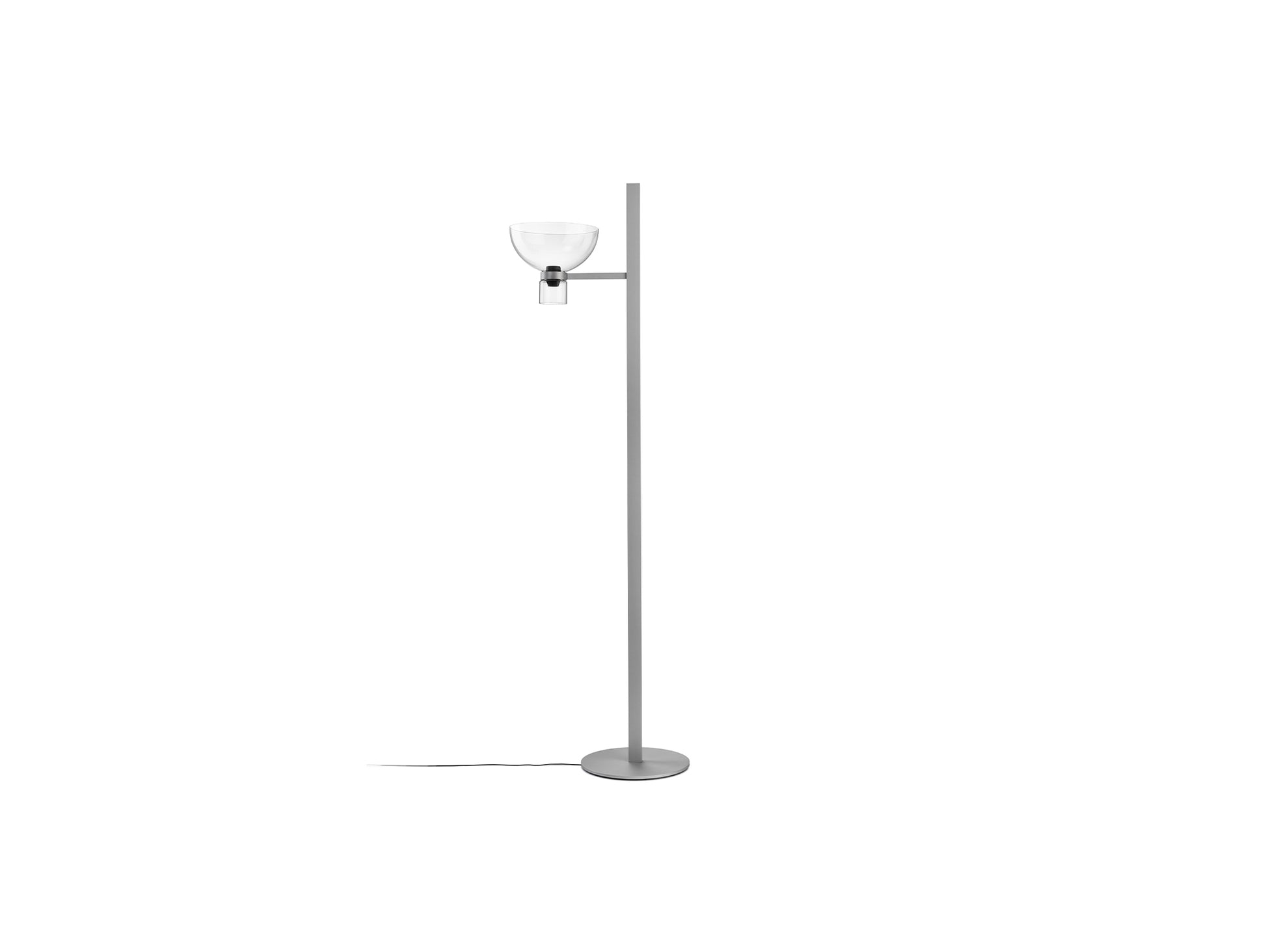 Nocturne Floor 1 Lamp by Flos - Bowl / Silver