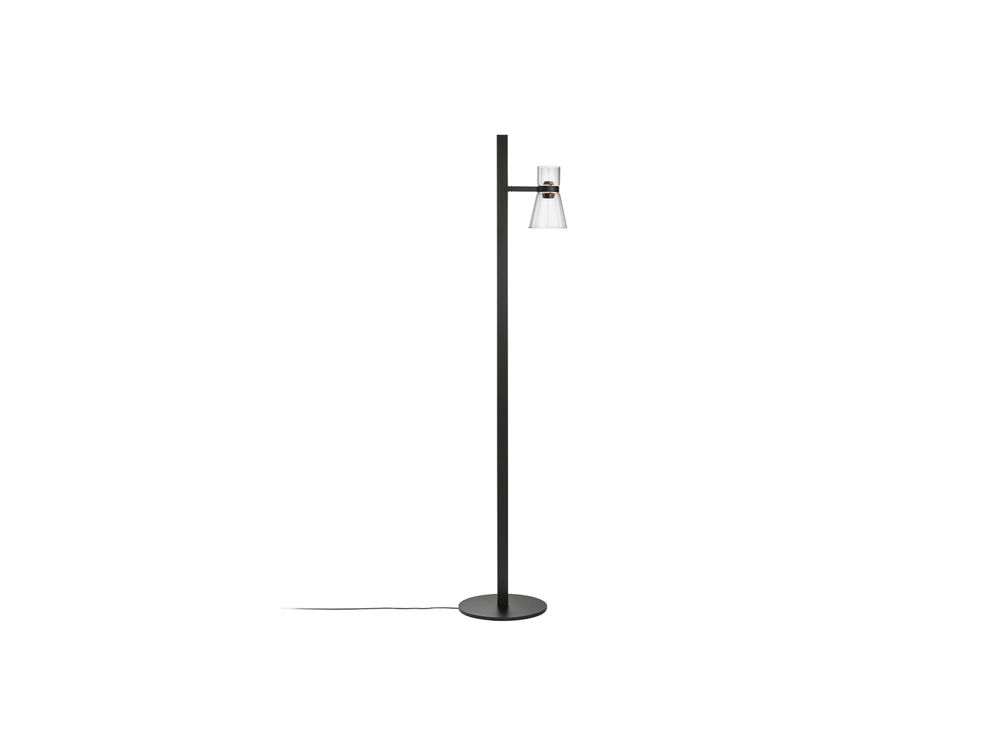 Nocturne Floor 1 Lamp by Flos - Cone / Black