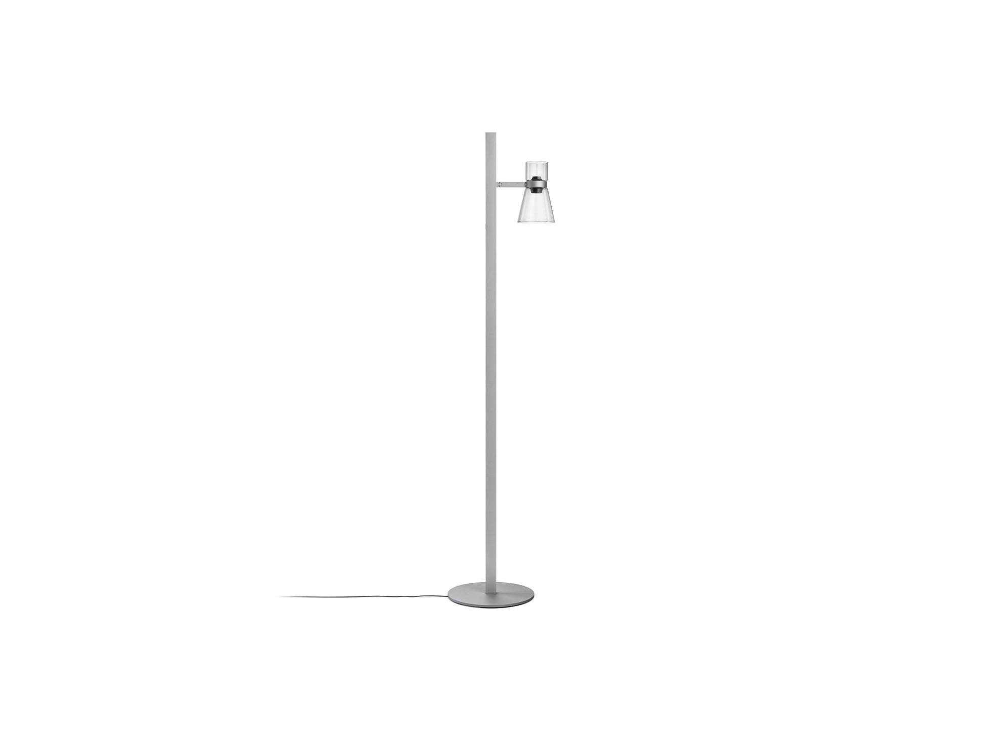 Nocturne Floor 1 Lamp by Flos - Cone / Silver