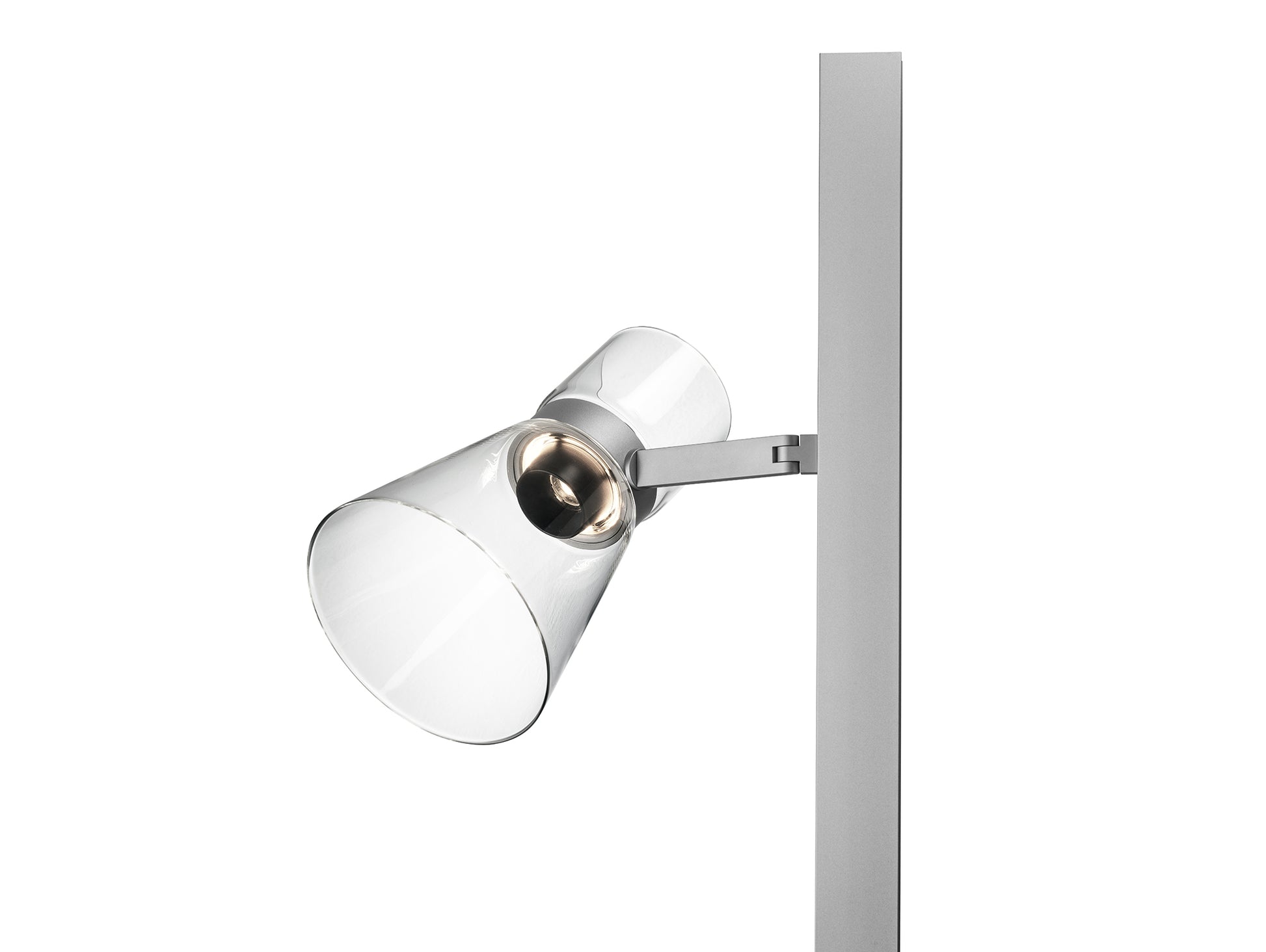 Nocturne Floor 1 Lamp by Flos - Cone / Silver