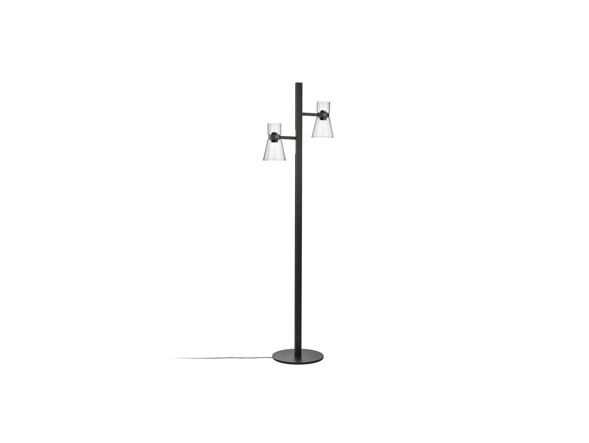 Nocturne Floor 2 Lamp by Flos - Cone / Black