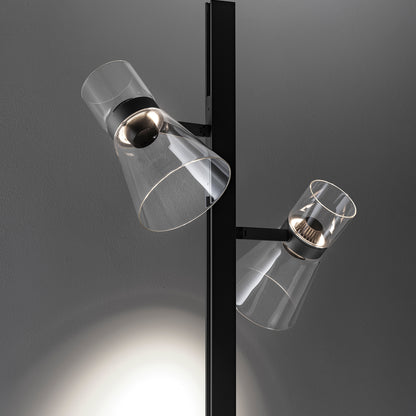 Nocturne Floor 2 Lamp by Flos - Cone / Black