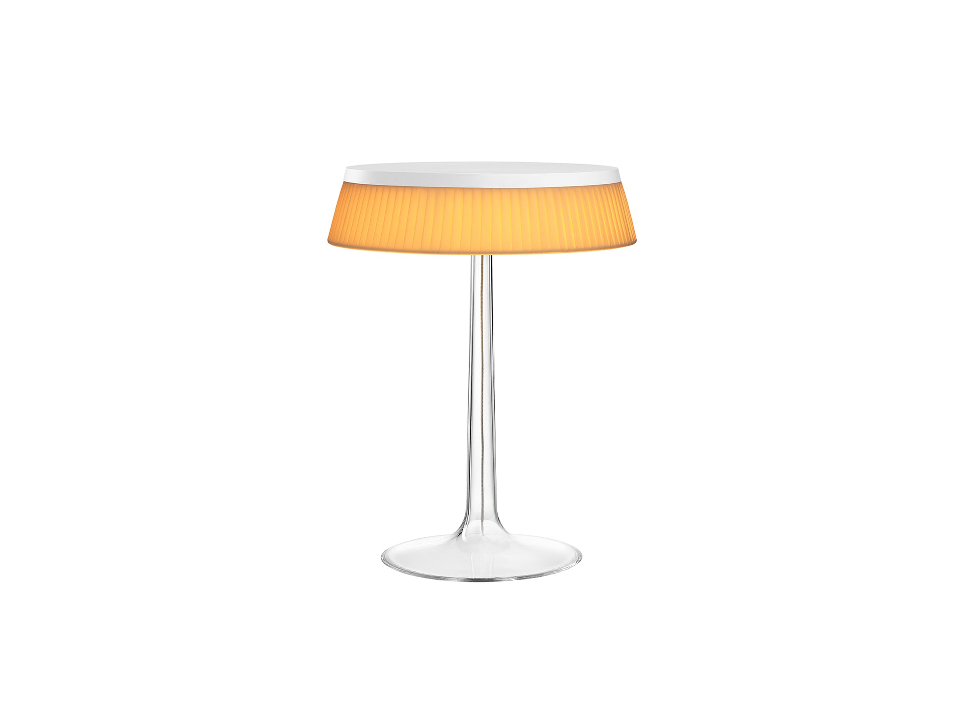 Bon Jour Table Lamp by Flos - Fabric / White