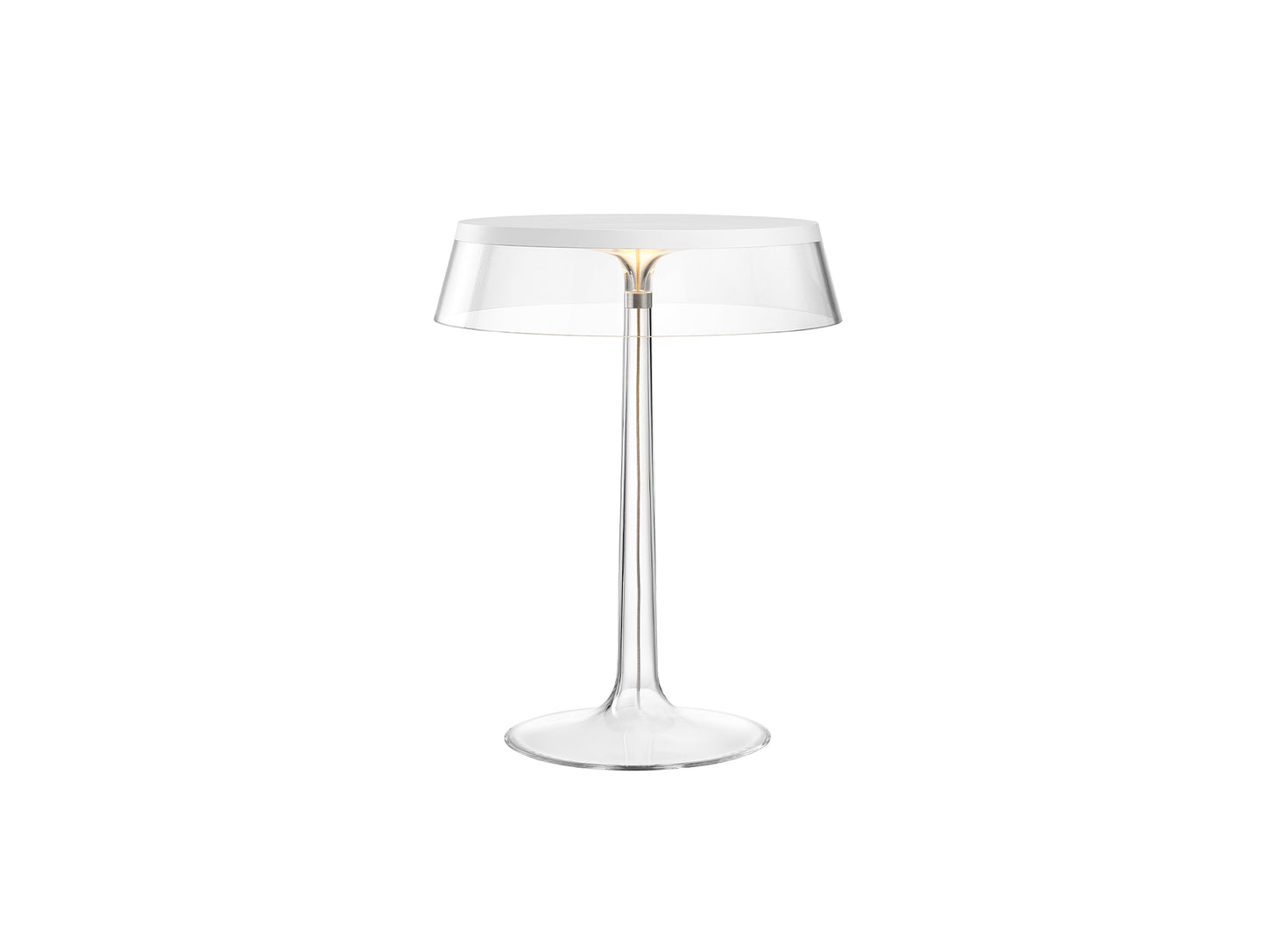 Bon Jour Table Lamp by Flos - Transparent / White