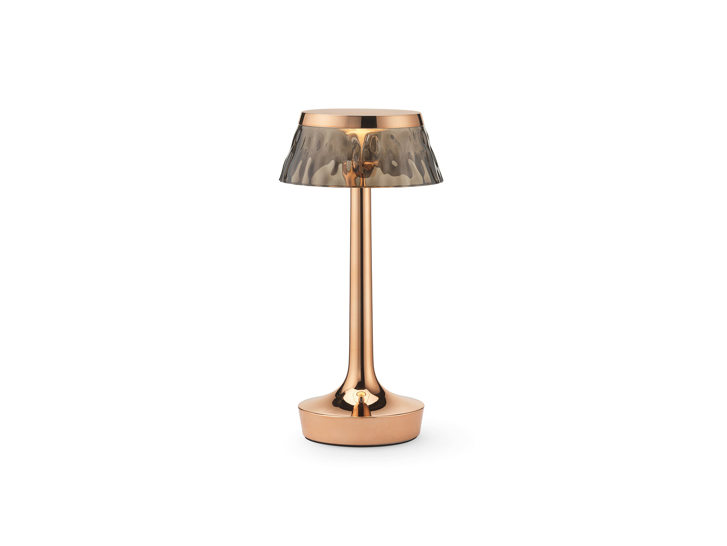 Bon Jour Unplugged Portable Lamp by Flos - Copper / Fumée Crown