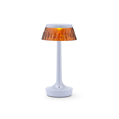 Bon Jour Unplugged Portable Lamp by Flos - Fade Blue / Amber Crown