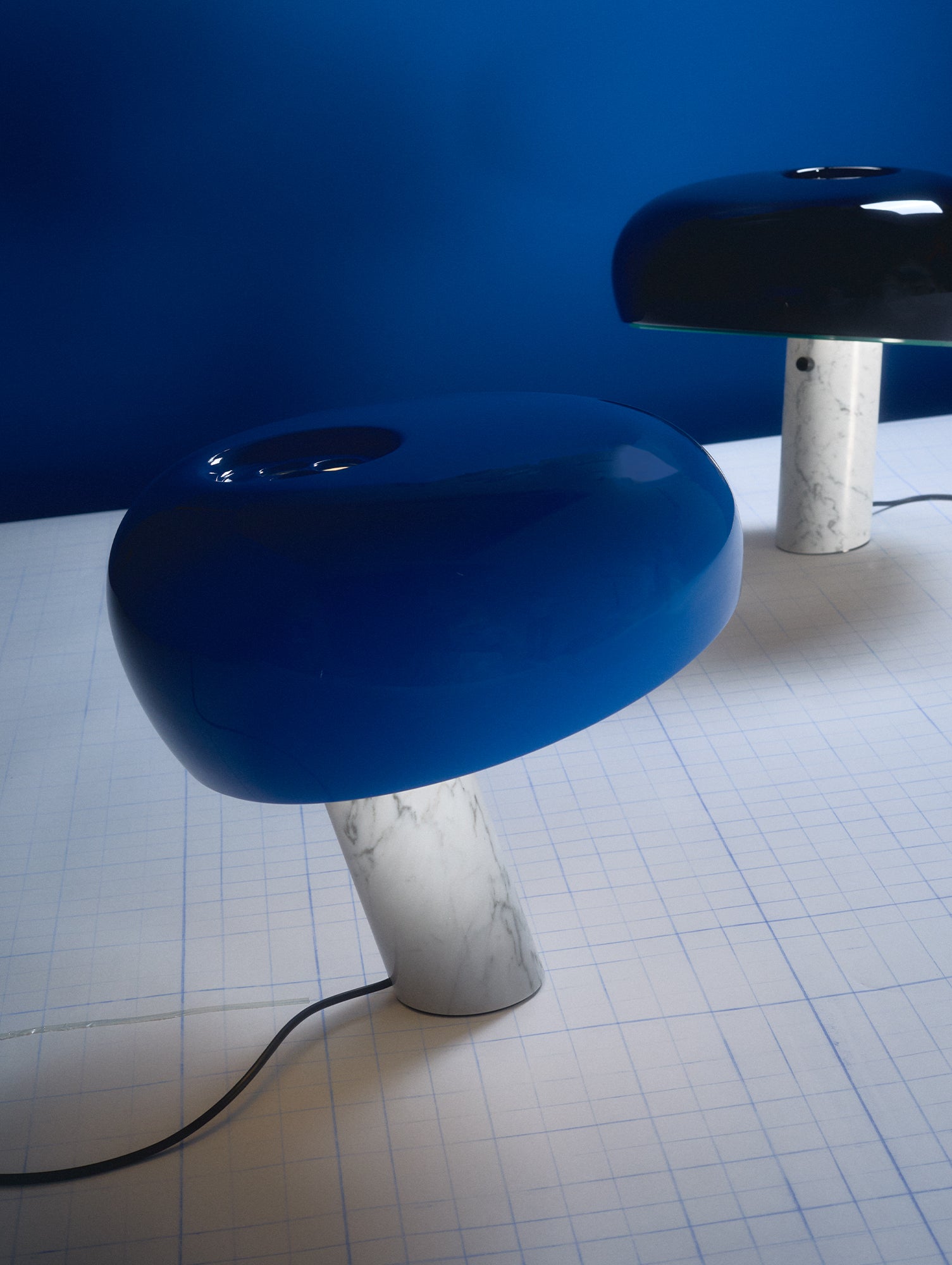 Snoopy Table Lamp by Flos - Navy Blue