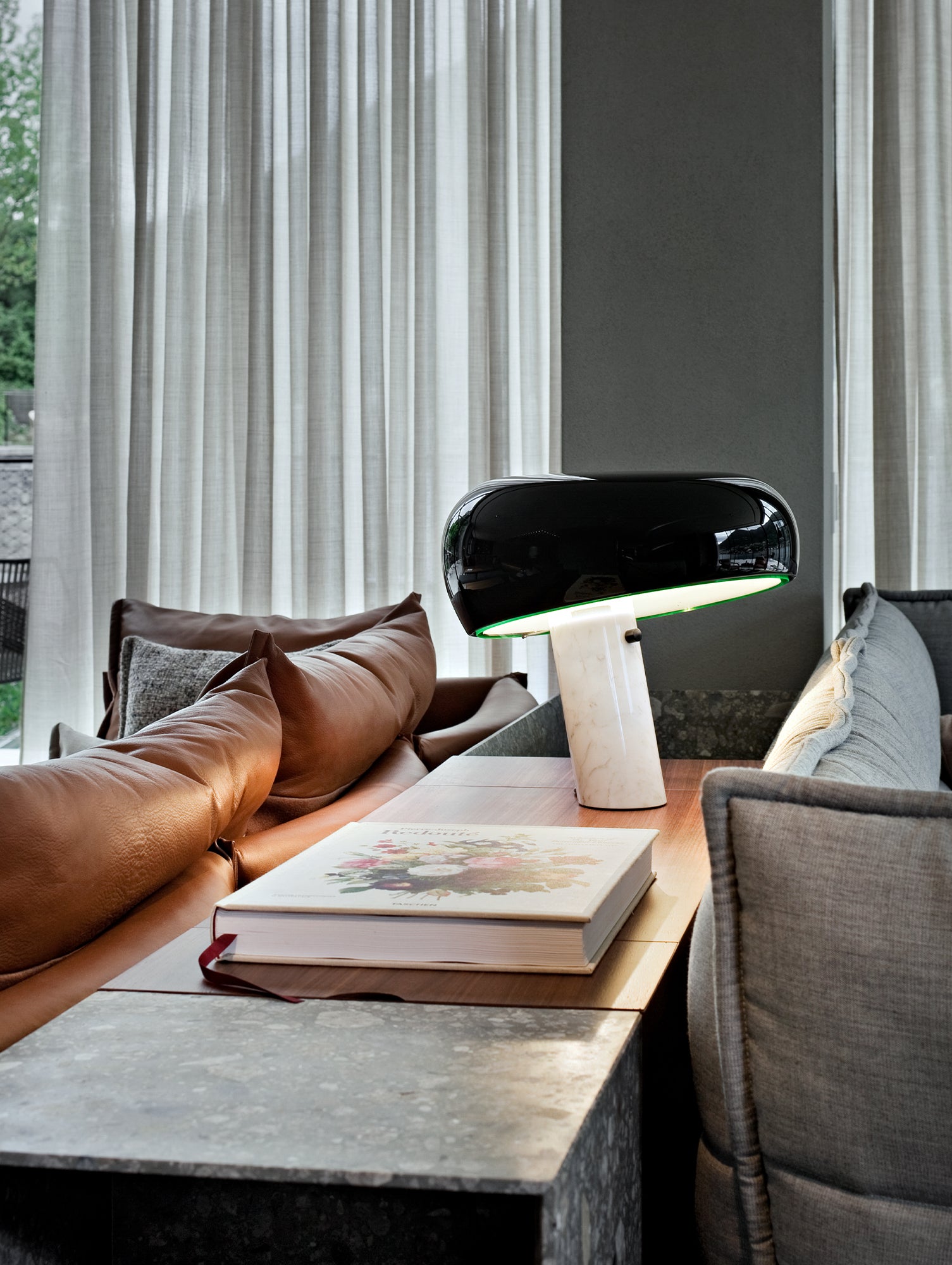 Snoopy Table Lamp by Flos - Black