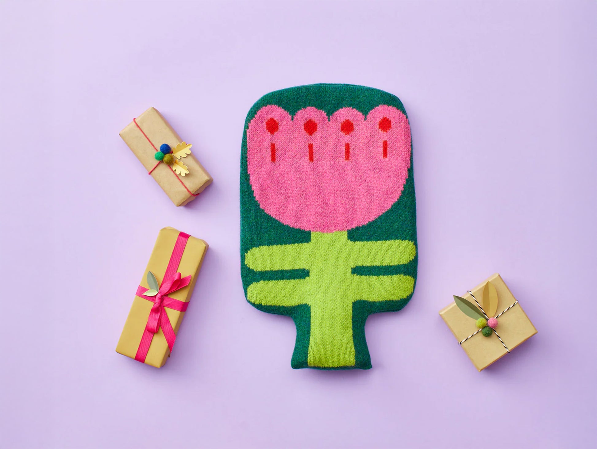 Flower Hot Water Bottle by Donna Wilson