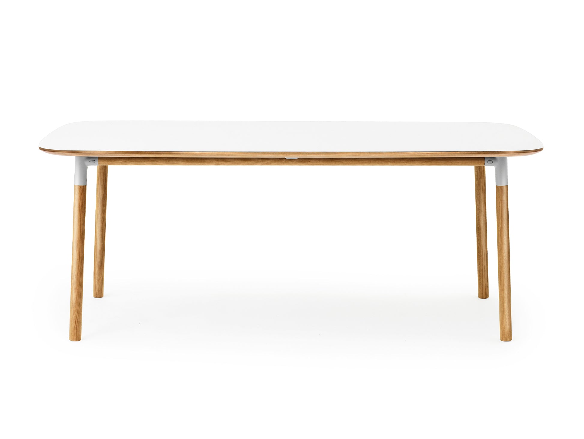 Form Table by Normann Copenhagen - 95x200 cm / White Laminate Tabletop