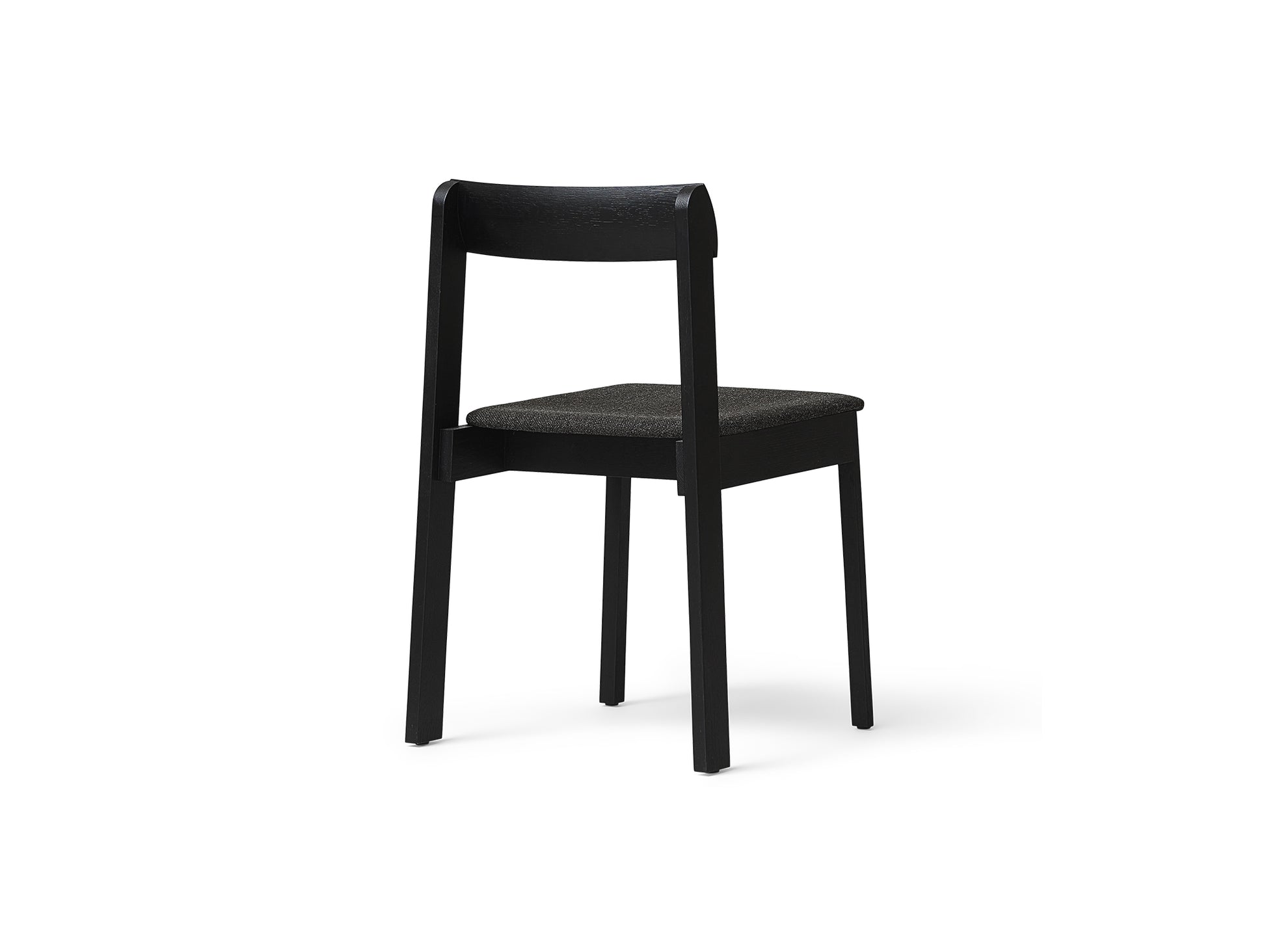 Blueprint Chair Upholstered by Form & Refine - Frame: Black Stained Oak / Seat: Hallingdal 65 376