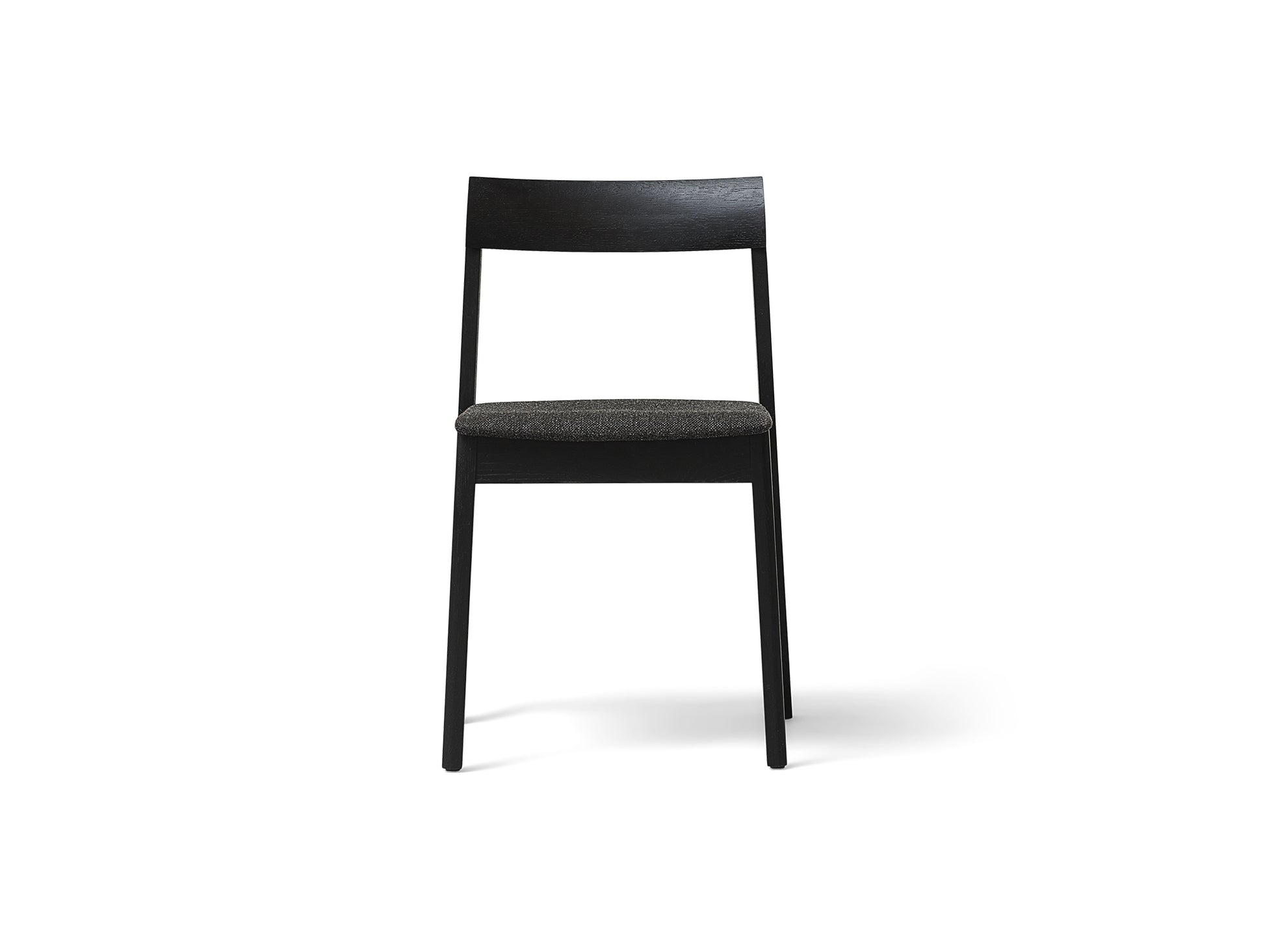 Blueprint Chair Upholstered by Form & Refine - Frame: Black Stained Oak / Seat: Hallingdal 65 376