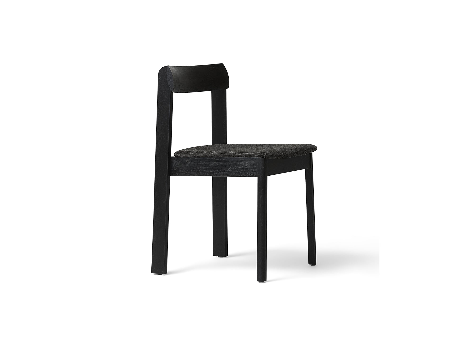 Blueprint Chair Upholstered by Form & Refine - Frame: Black Stained Oak / Seat: Hallingdal 65 376