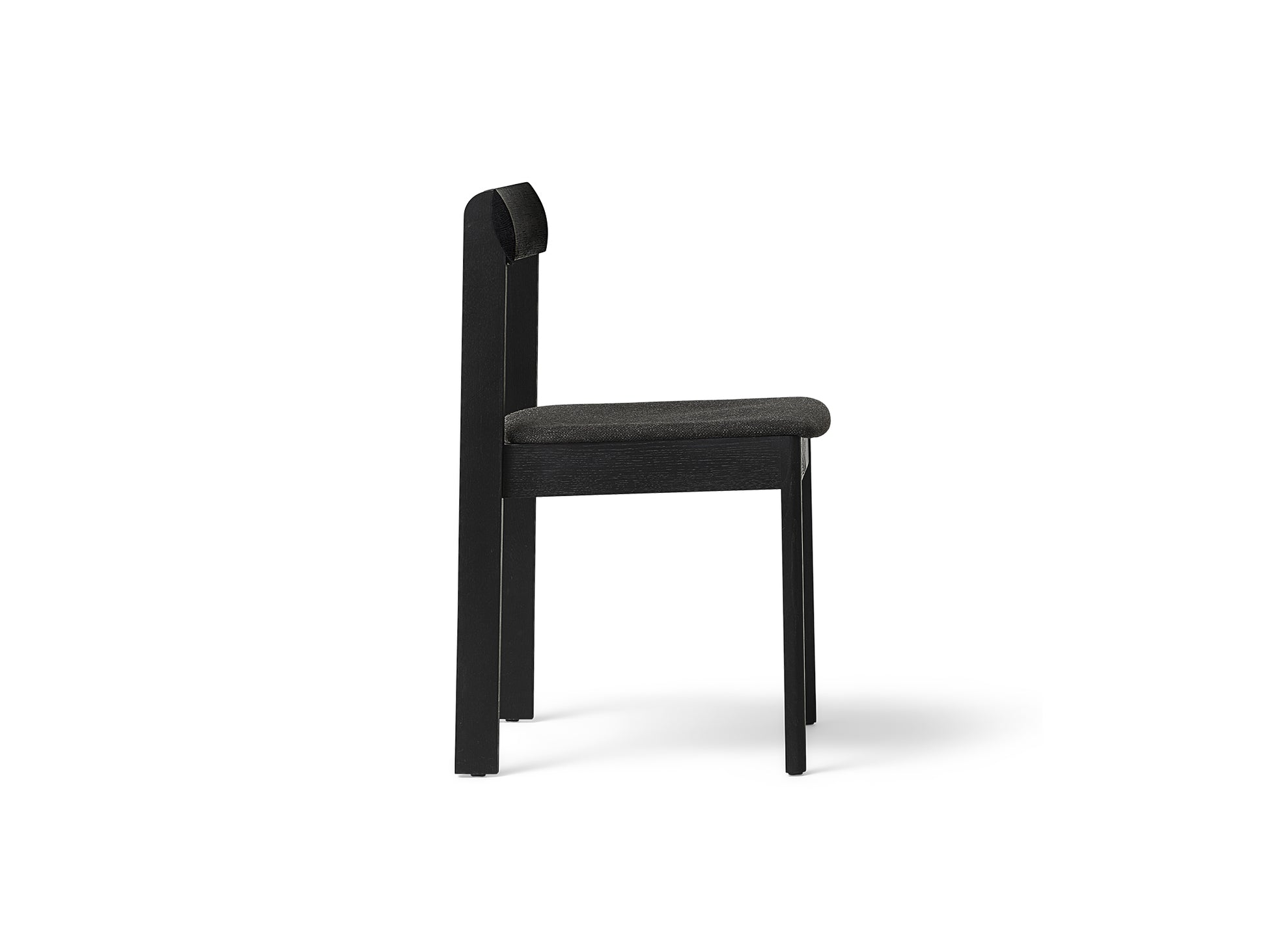 Blueprint Chair Upholstered by Form & Refine - Frame: Black Stained Oak / Seat: Hallingdal 65 376
