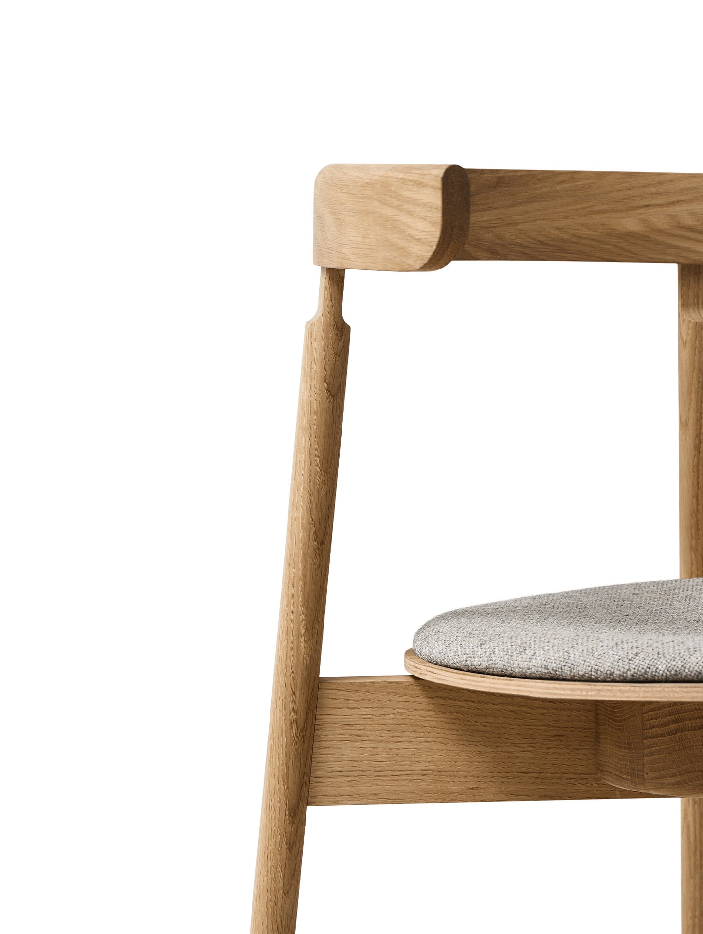Lunar Chair Upholstered by Form & Refine - Oiled Oak